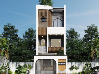 Mẫu nhà phố 3 tầng 5x18m theo phong cách hiện đại