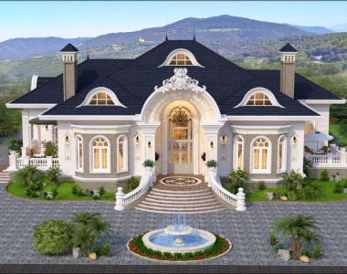 Thiết kế biệt thự sân vườn 500m2 đầy sự sang trọng và đẳng cấp