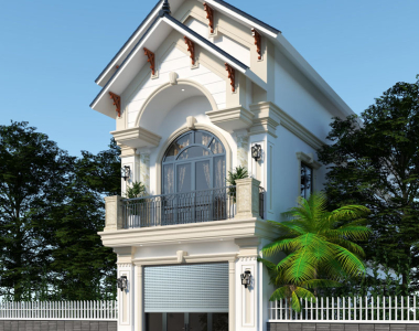 Mẫu nhà phố 2 tầng 5x17m tân cổ điển siêu sang trọng